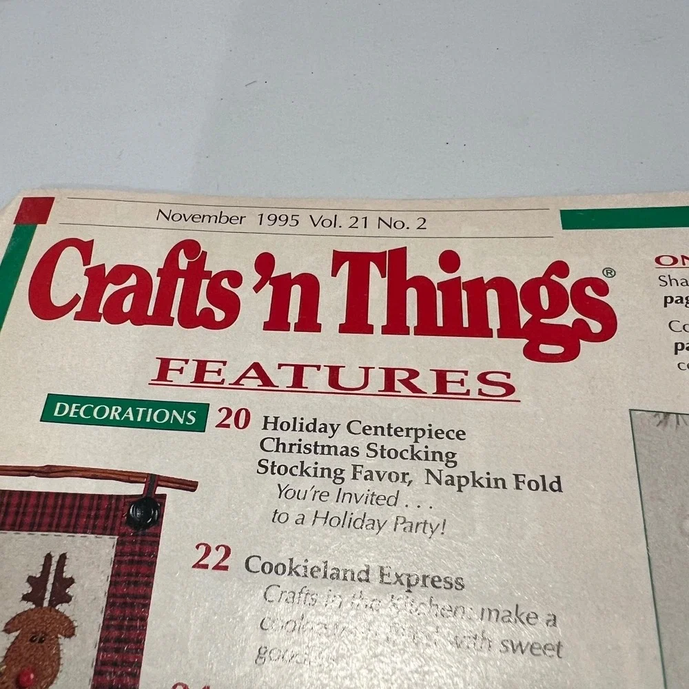 Crafts 'n Things Magazine Lot‎ of 10+ Mixed Christmas Halloween Crafts